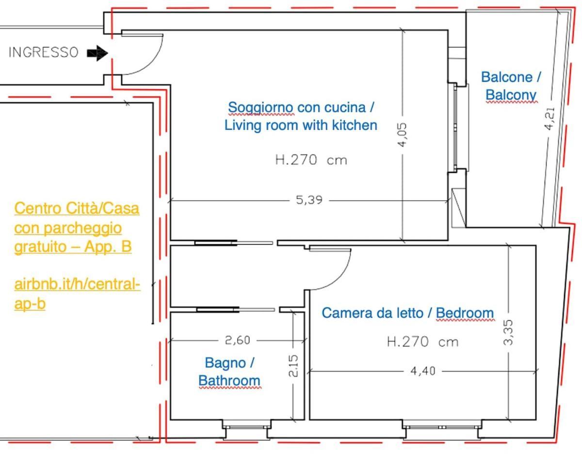City Center - Modern Flat With Free Parking And Wifi - Apt B Bergame Extérieur photo